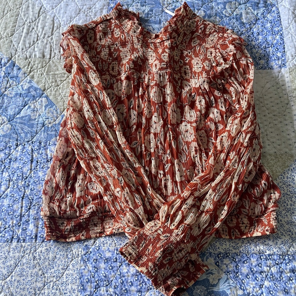 Free people transparent blouse